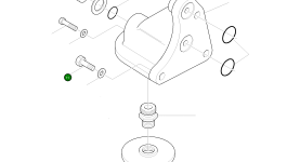 Винт M10X1.5X35 3820988 Komatsu