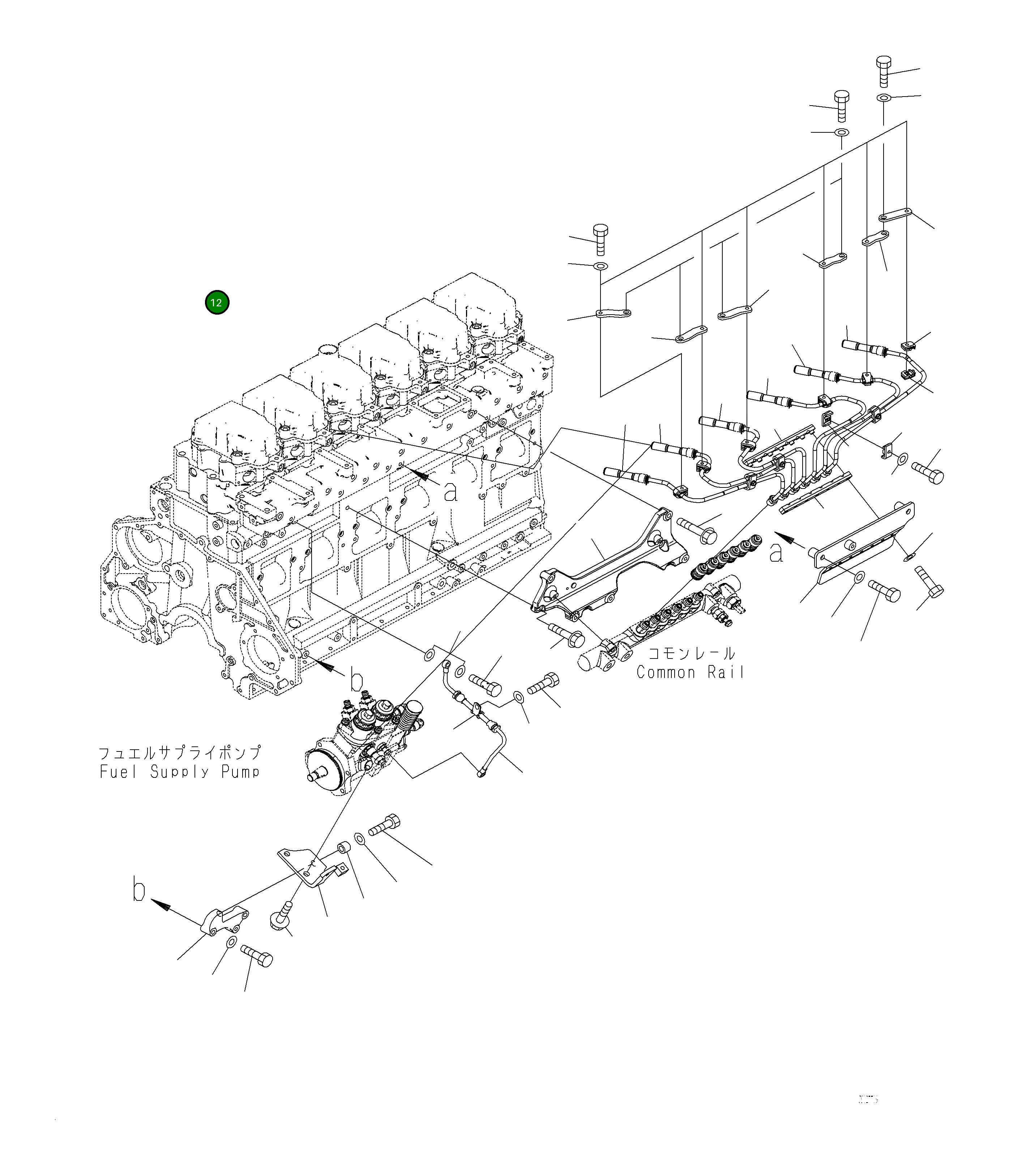 Шланг 6252-71-5470 Komatsu