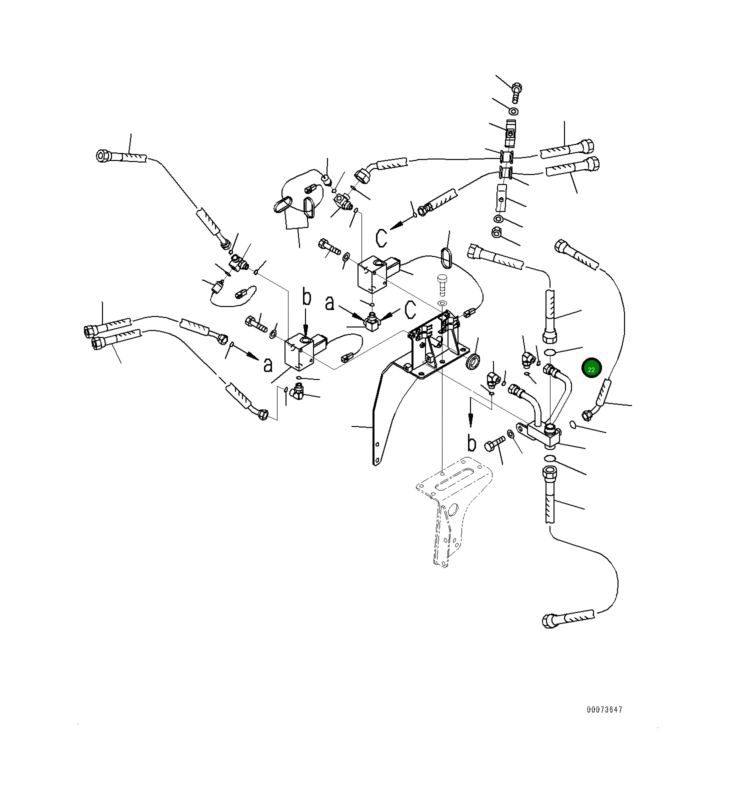 Шланг 561-43-83940 Komatsu