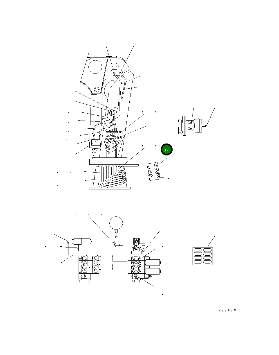 Шланг UN770113019 Komatsu