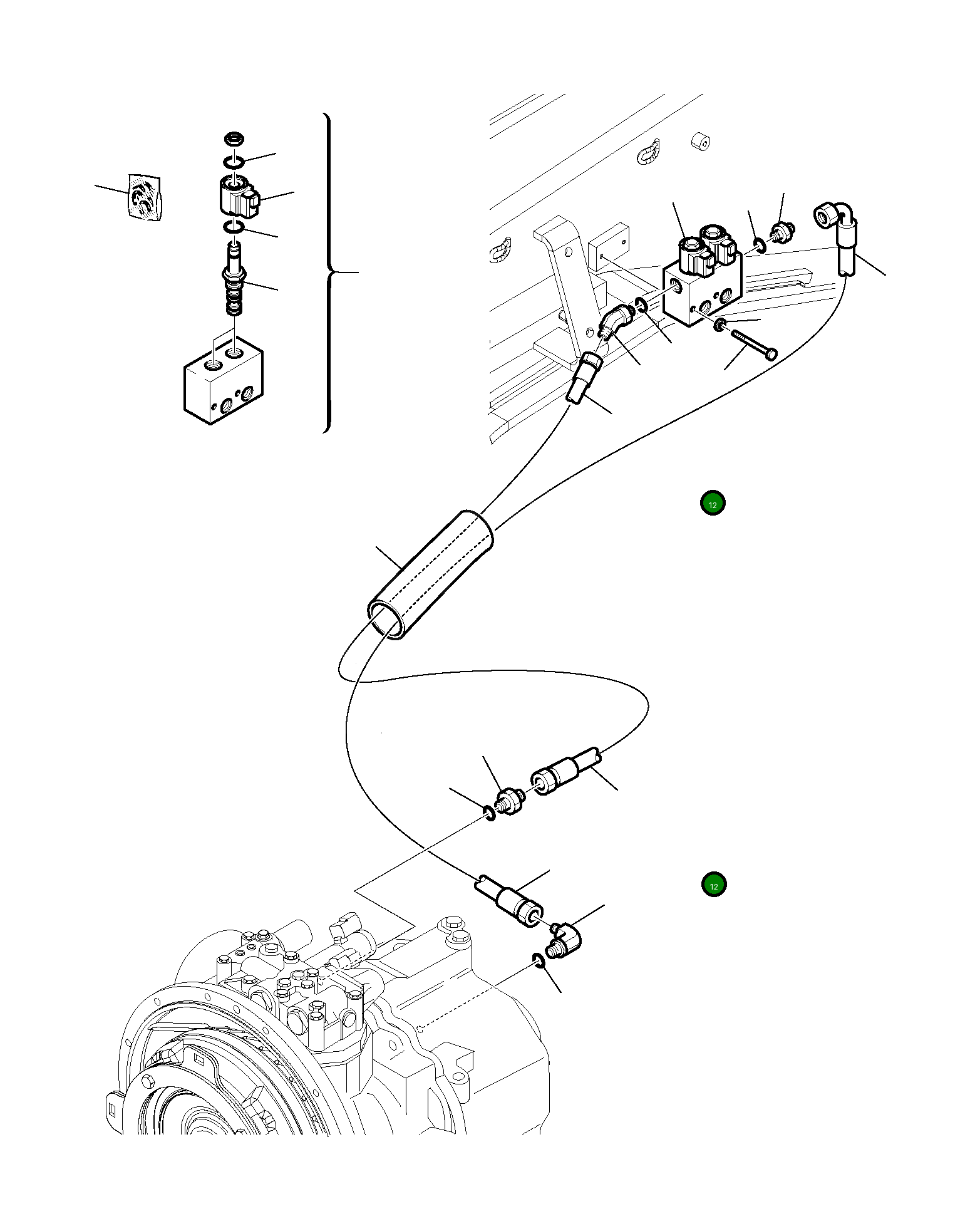 Шланг 42N-62-16211 Komatsu