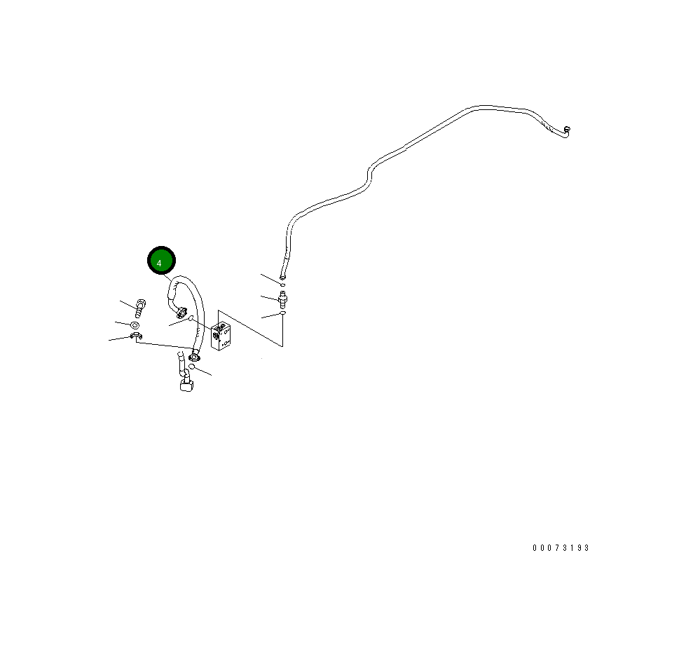 Шланг 426-43-39790 Komatsu