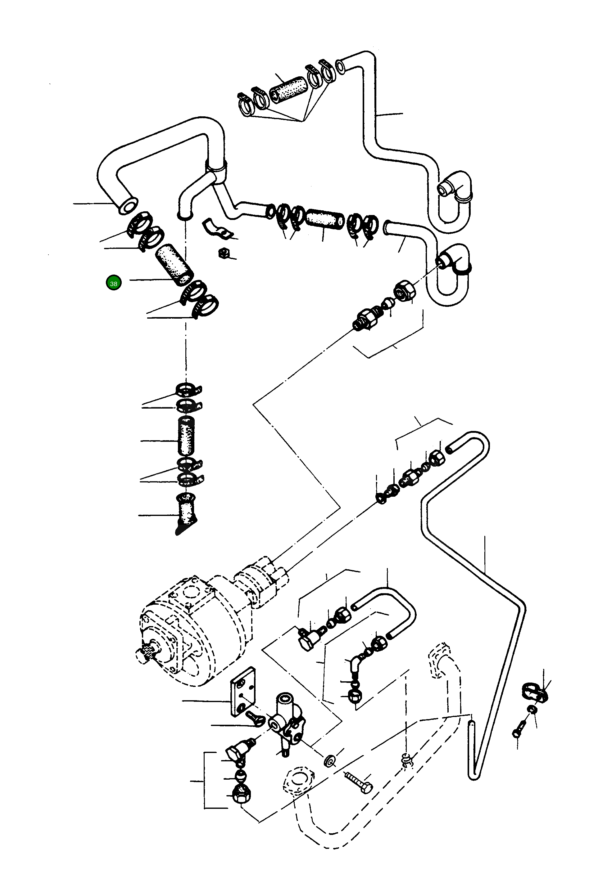 Шланг 2944731M1 Komatsu