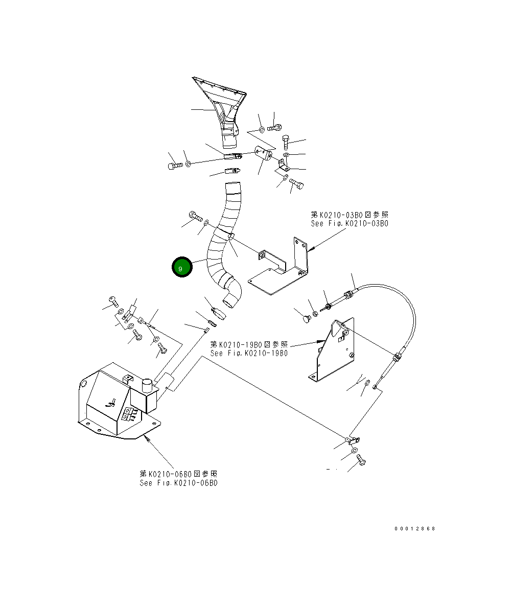 Шланг 418-07-31190 Komatsu