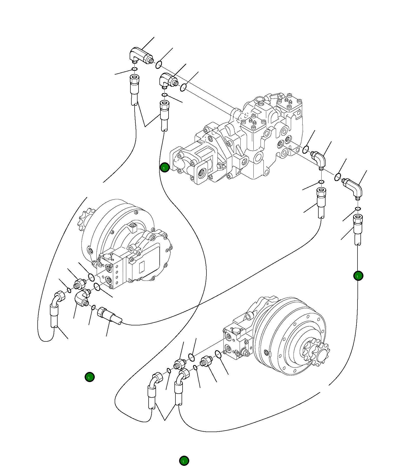 Шланг 37A-62-13311 Komatsu