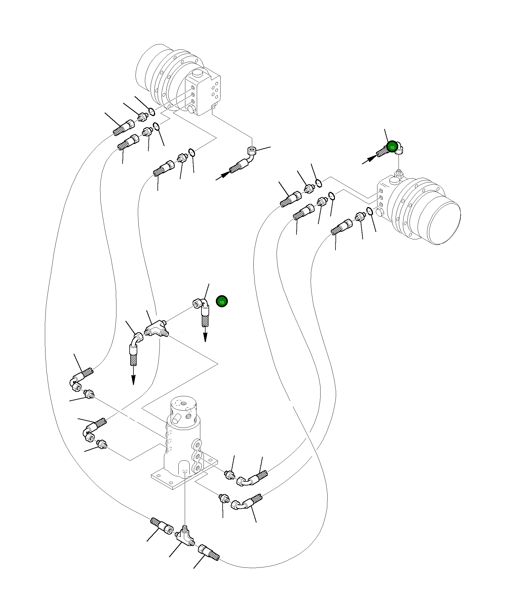 Шланг 3F0569056 Komatsu