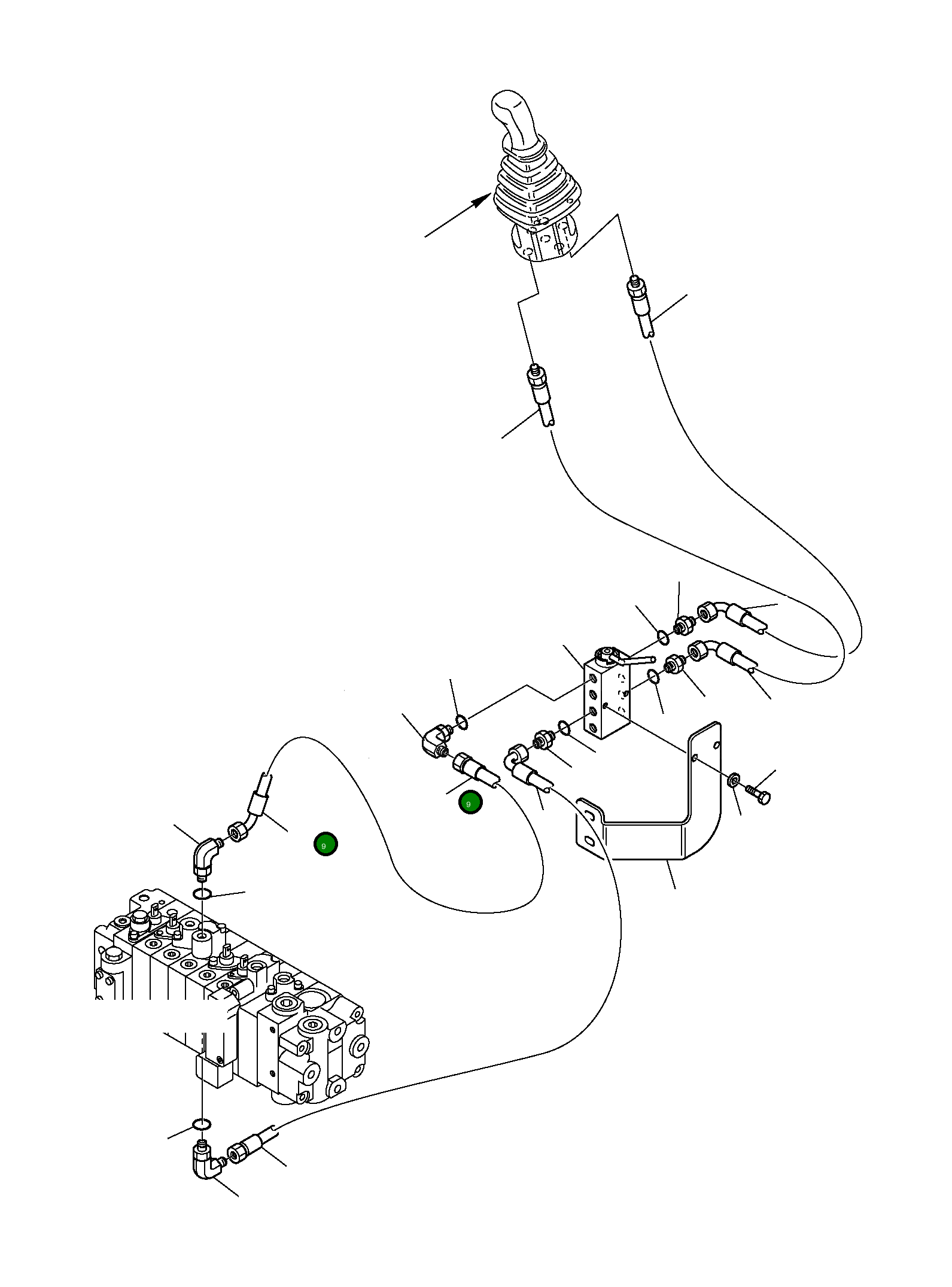Шланг 392374013 Komatsu