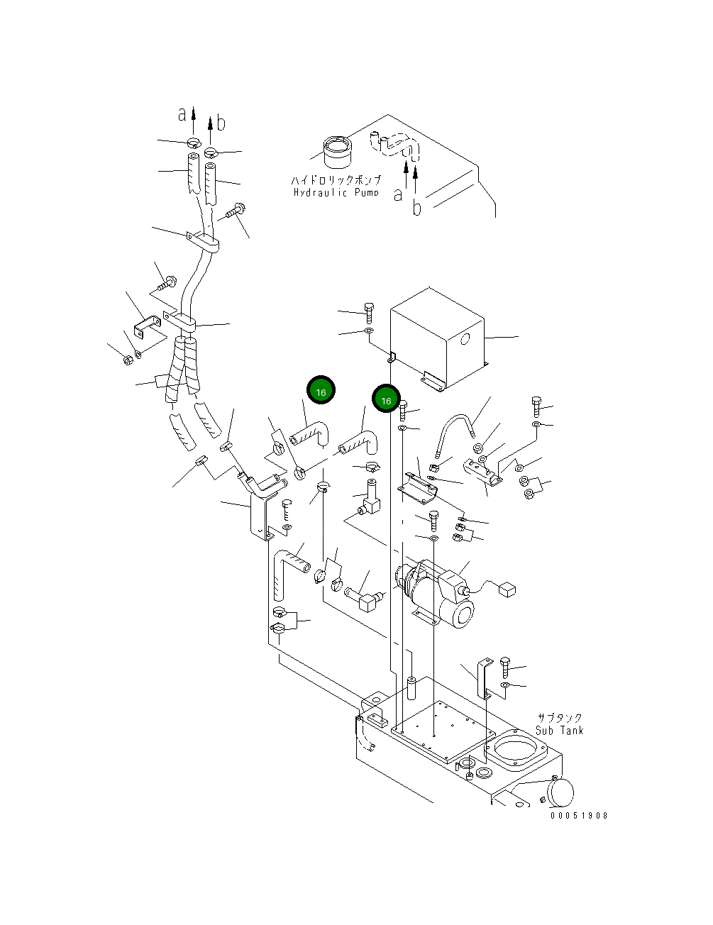 Шланг 23B-04-41180 Komatsu
