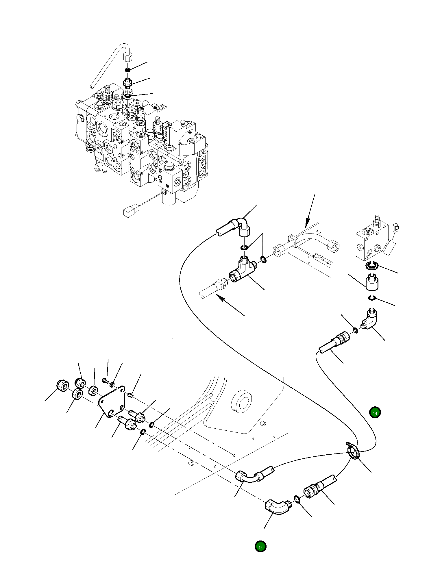 Шланг 42N-62-17570 Komatsu