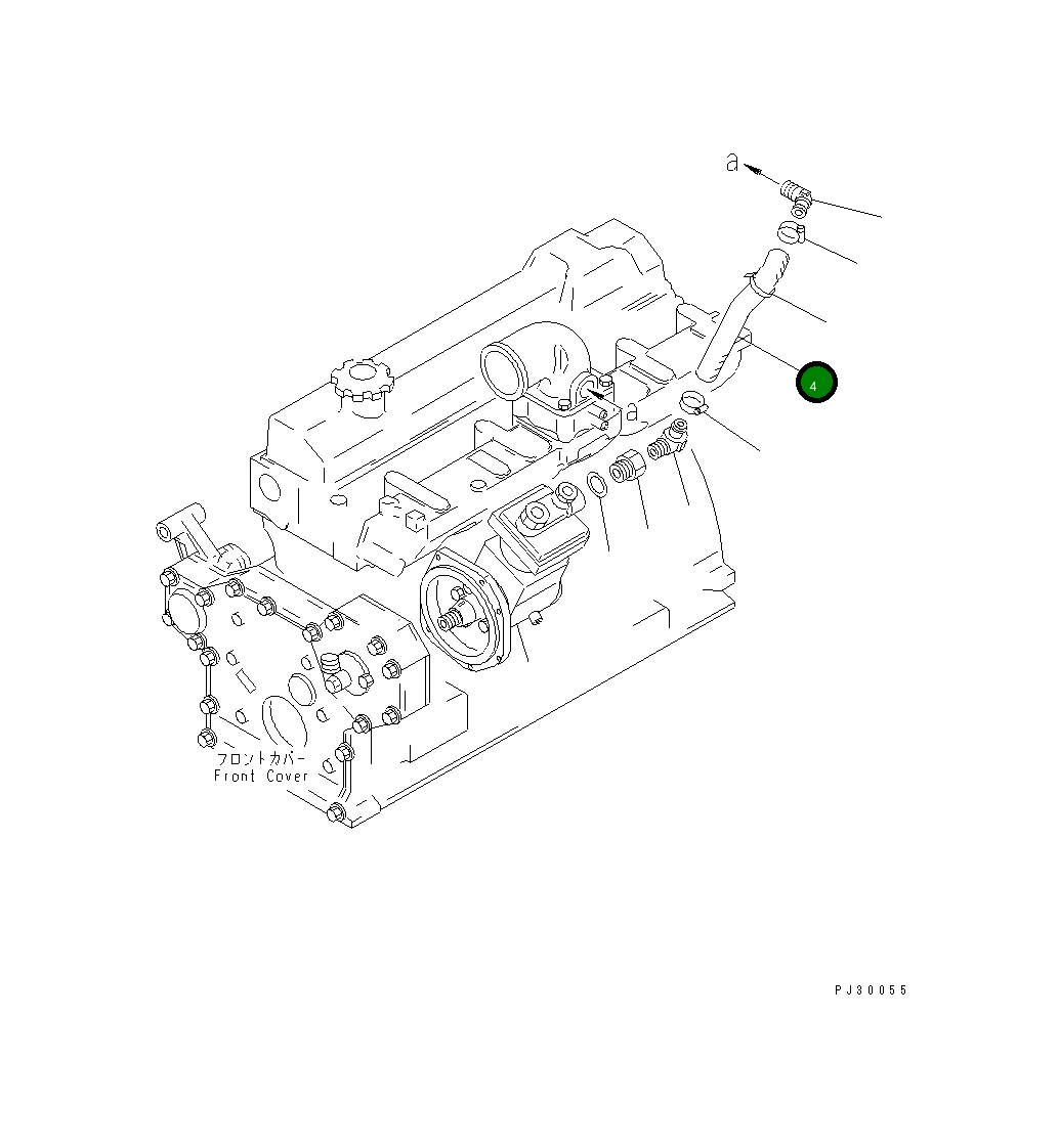 Шланг 6206-91-1510 Komatsu