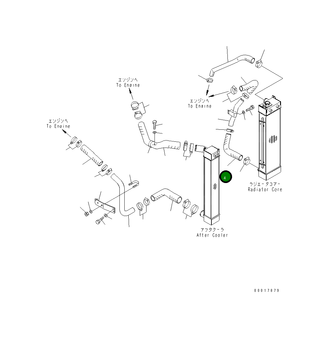 Шланг 22B-03-13320 Komatsu