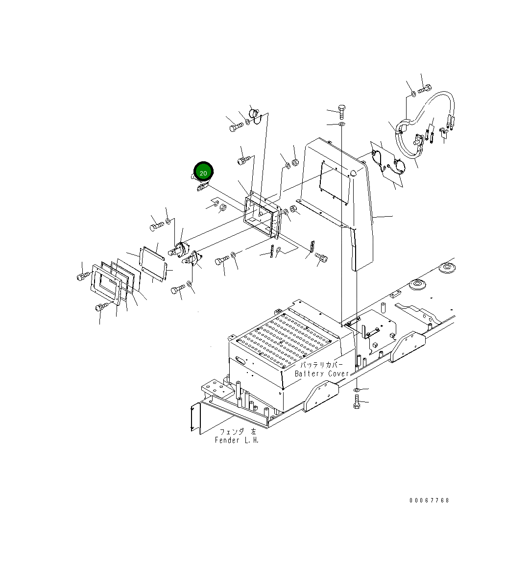 Винт 01236-40308 Komatsu