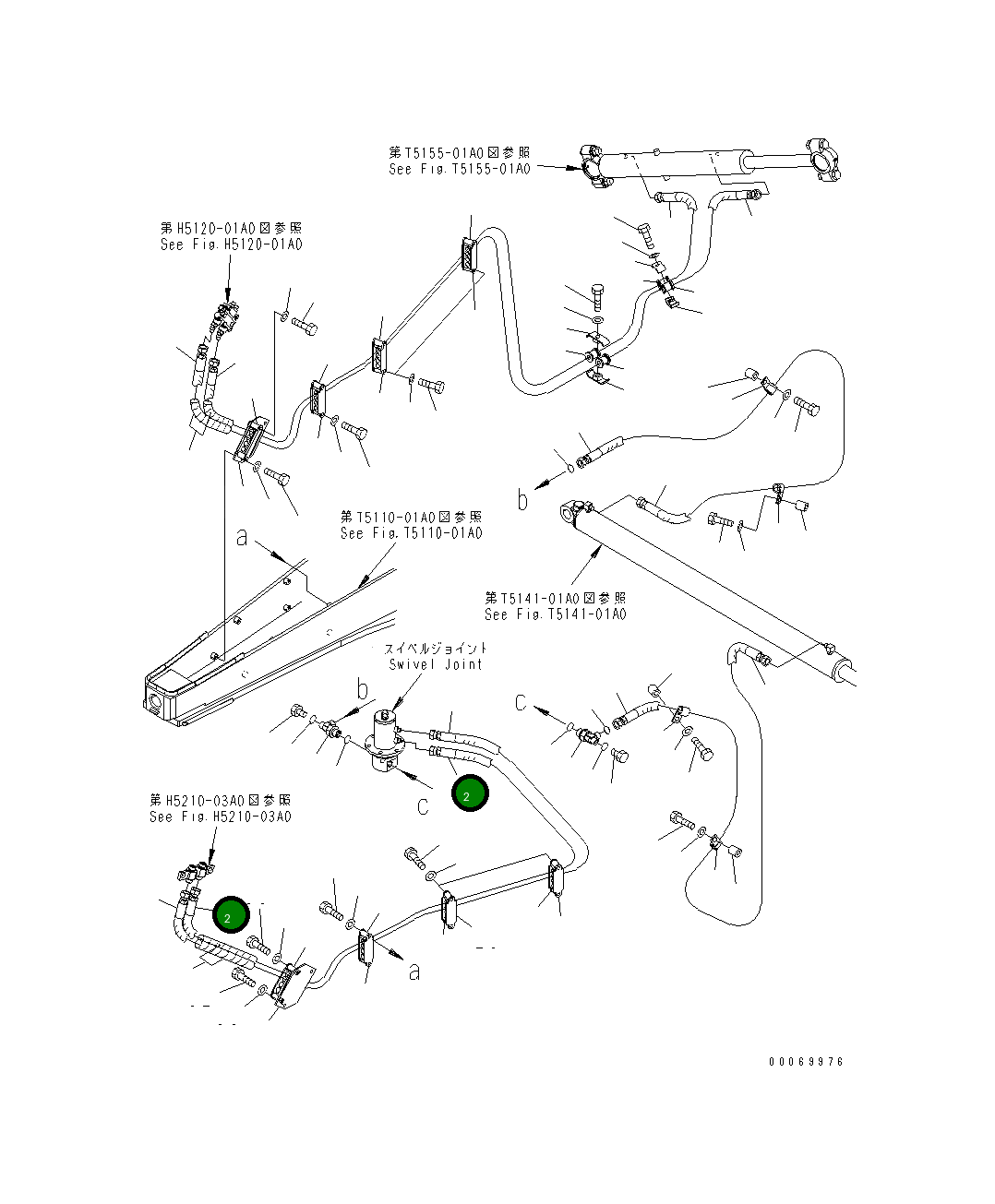 Шланг 23B-60-61921 Komatsu