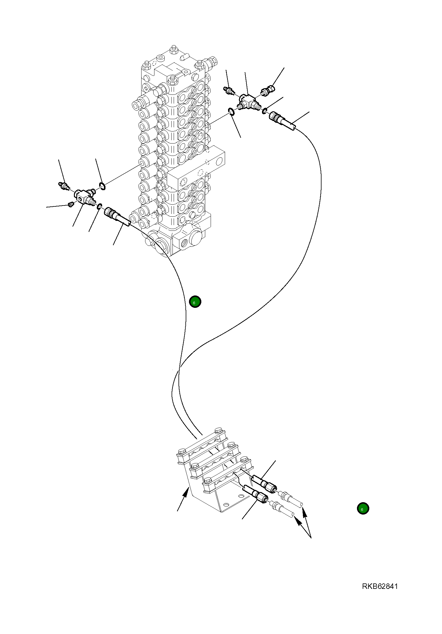 Шланг 21W-62-R1521 Komatsu