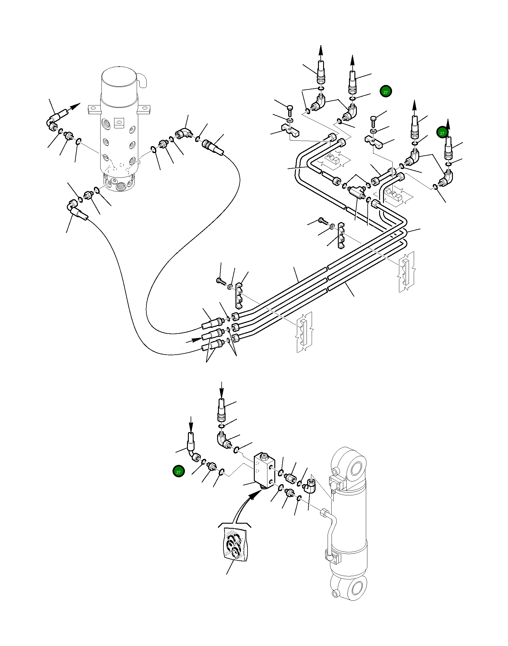 Шланг 226-09-11350 Komatsu