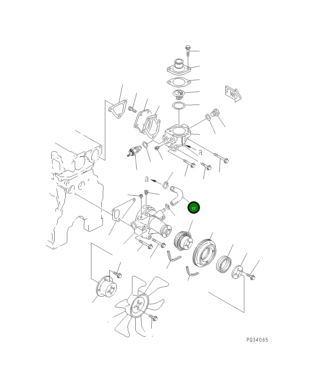 Шланг YM129132-49050 Komatsu
