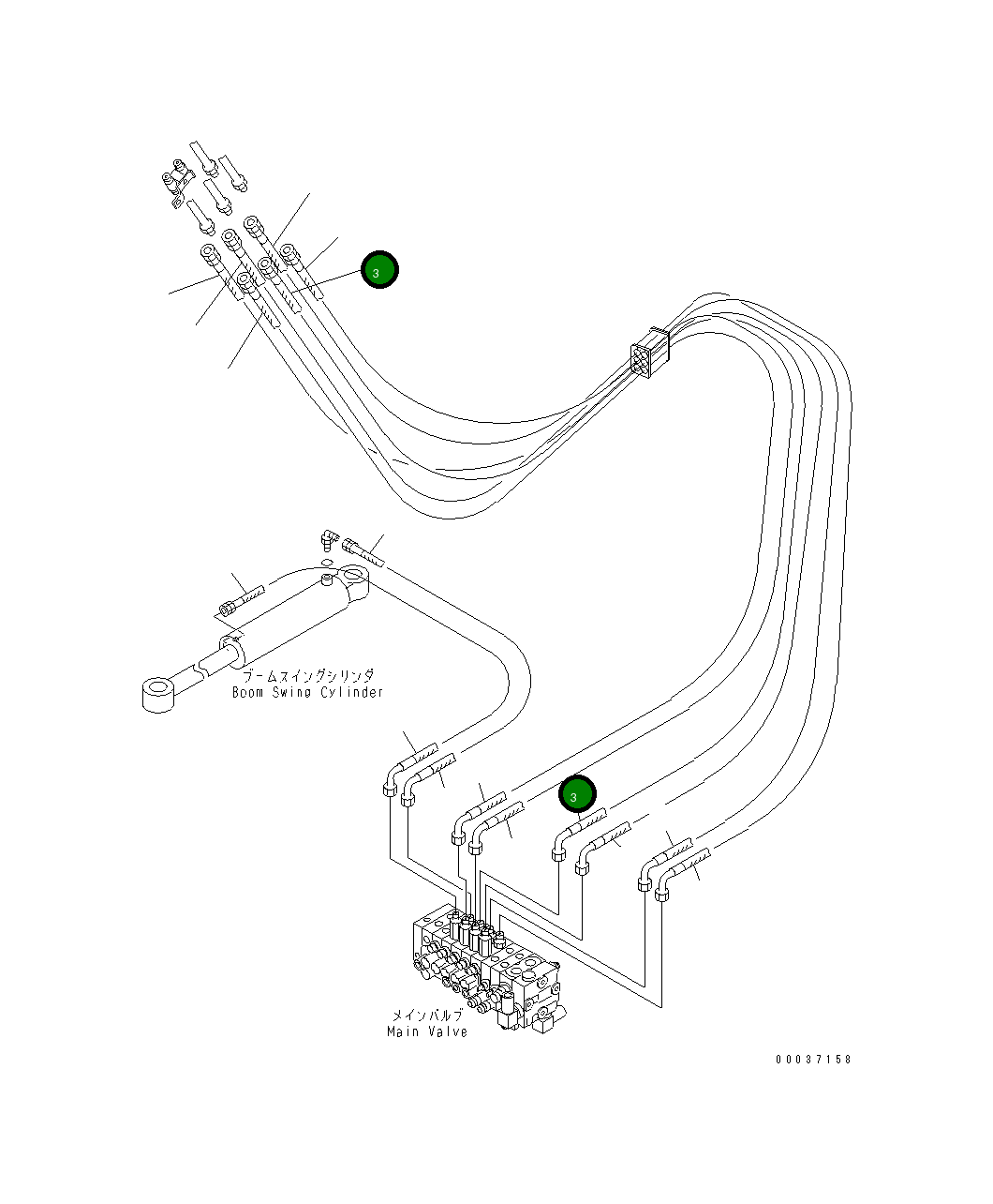 Шланг 22L-62-18632 Komatsu