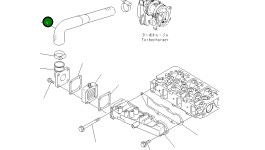 Шланг YM129044-12080 Komatsu