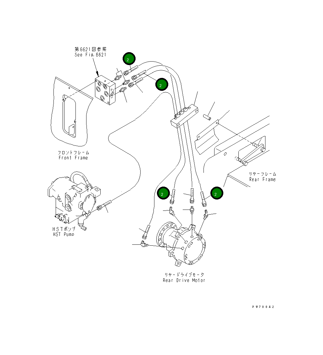Шланг 259-80-58180 Komatsu