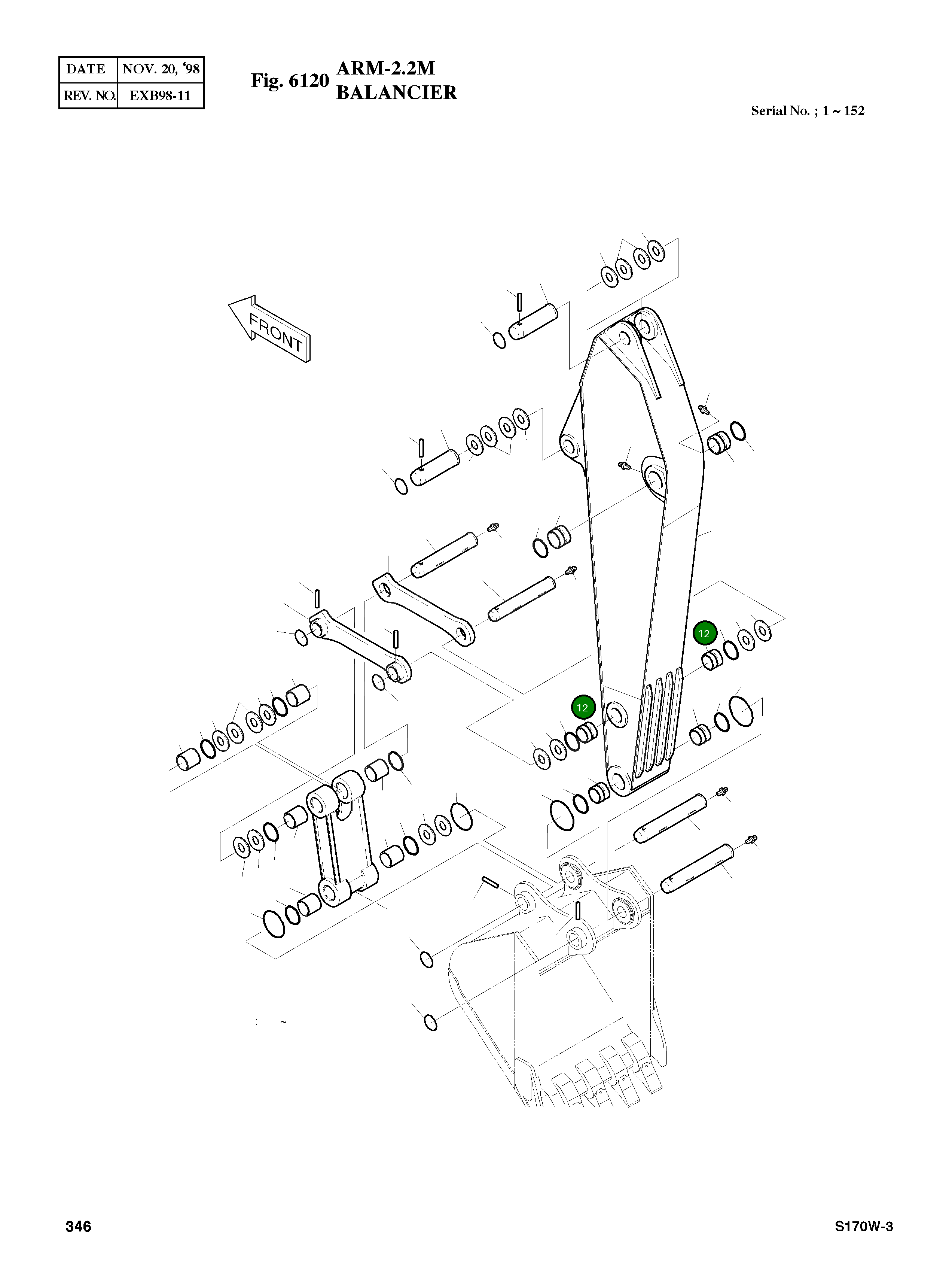 Втулка 2110-1027D34 Komatsu