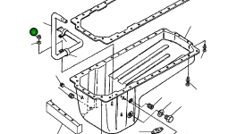 Гайка - HEX 1295 909 H1 Komatsu