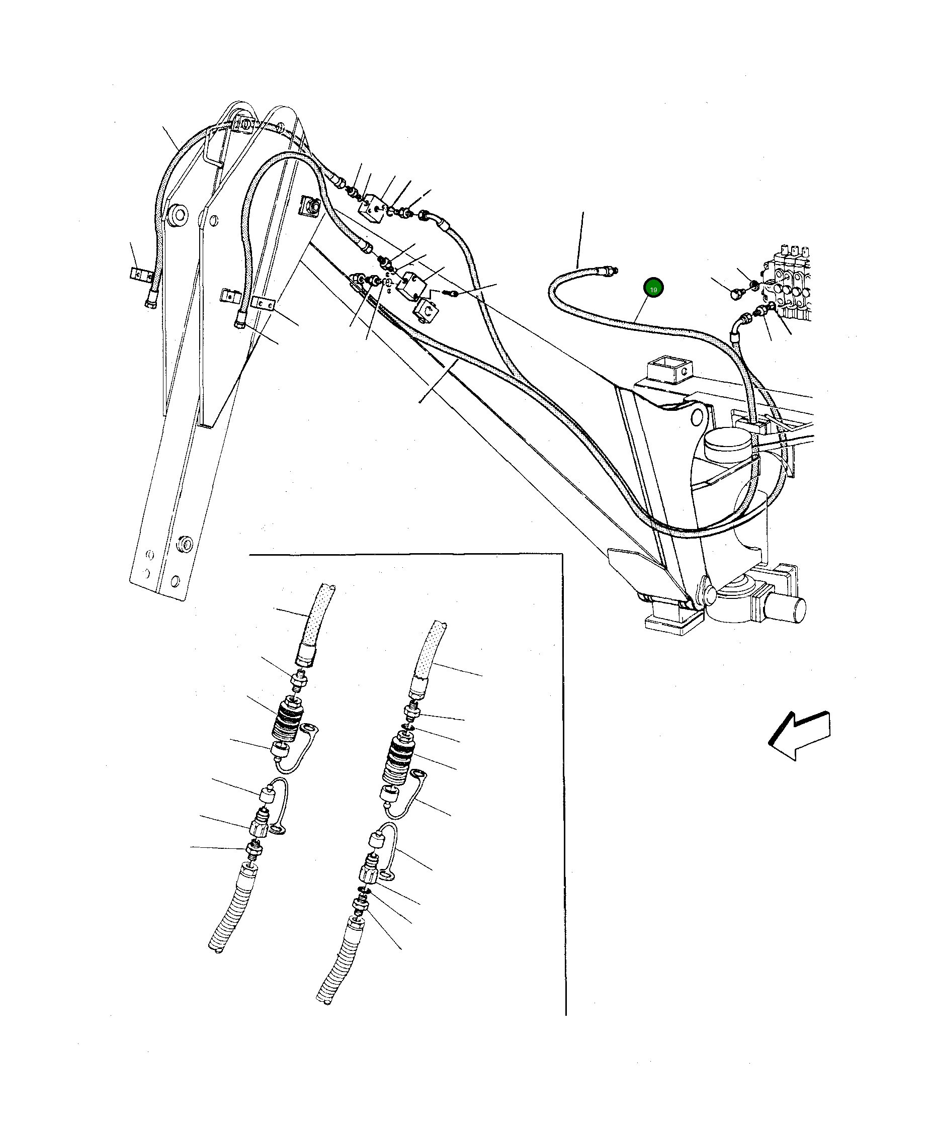Шланг UE2000584 Komatsu