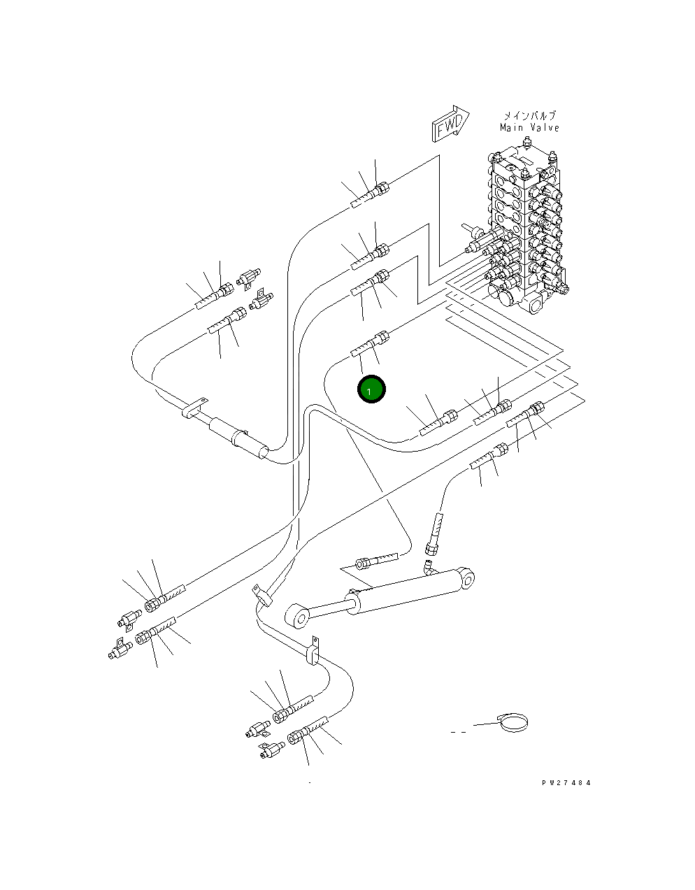 Шланг 8288-62-1290 Komatsu