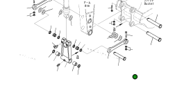 Гайка 0158012016 Komatsu