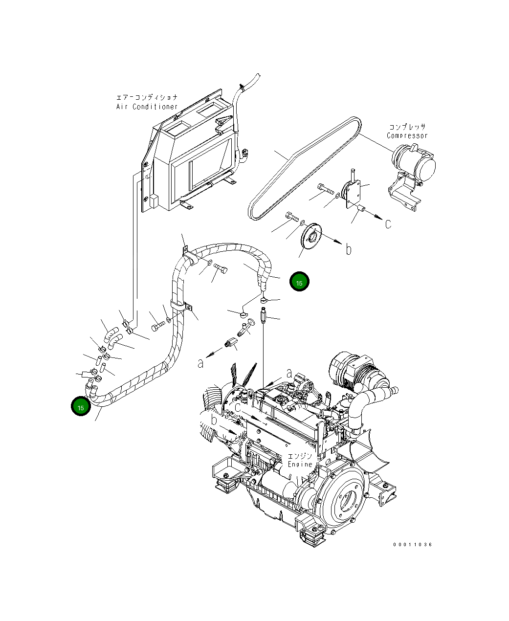 Шланг 22M-979-2361 Komatsu