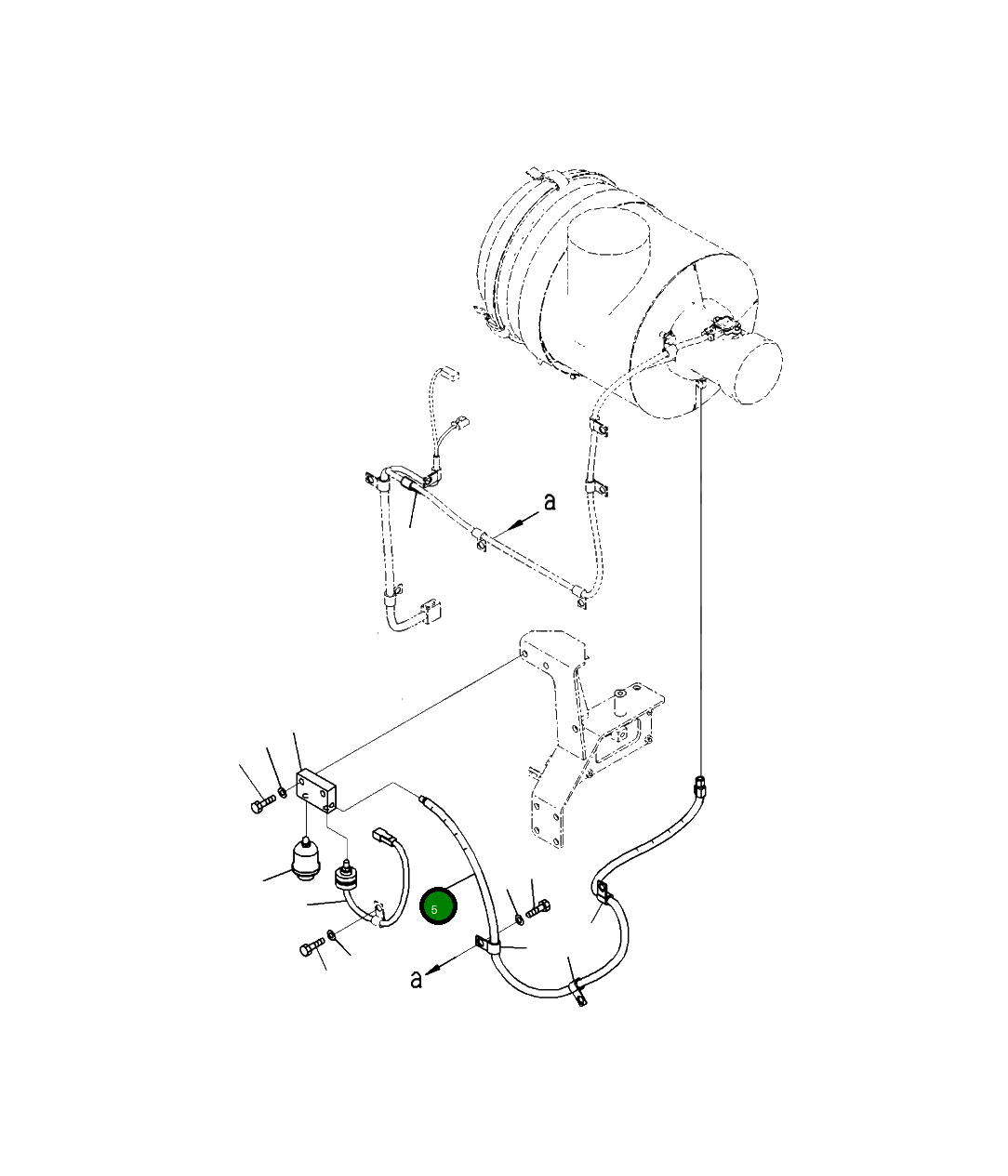 Шланг 423-02-51151 Komatsu