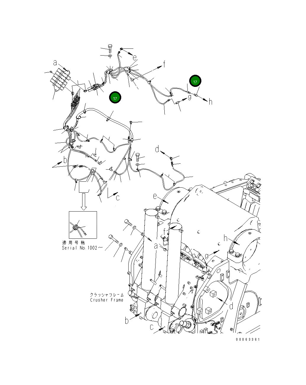 Шланг 8234-70-6262 Komatsu