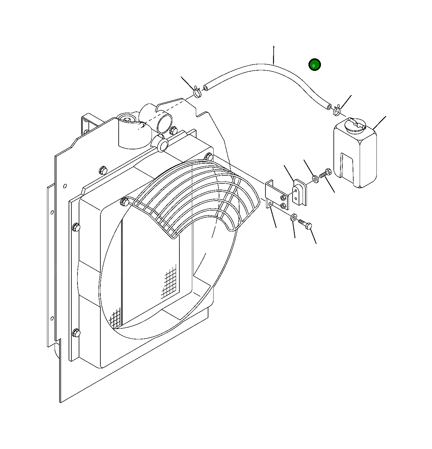 Шланг 3F4509603 Komatsu