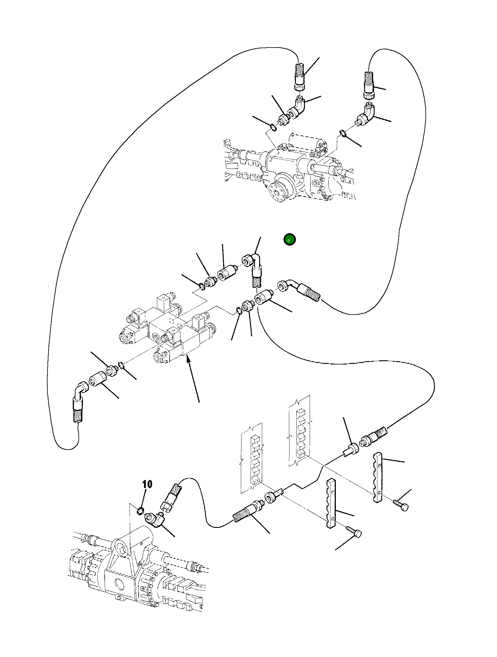 Шланг 21D-09-92710 Komatsu