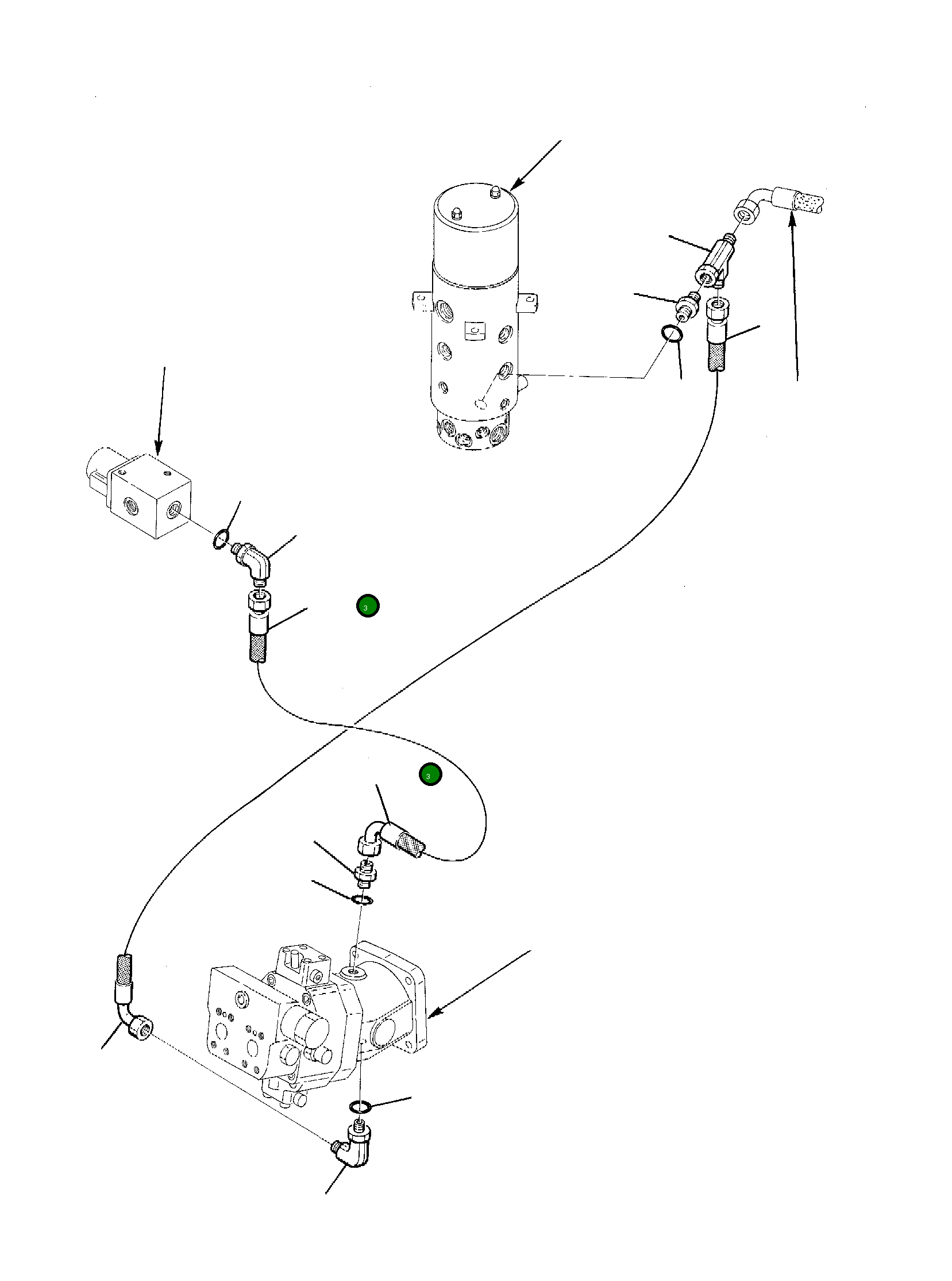 Шланг 21D-09-91420 Komatsu