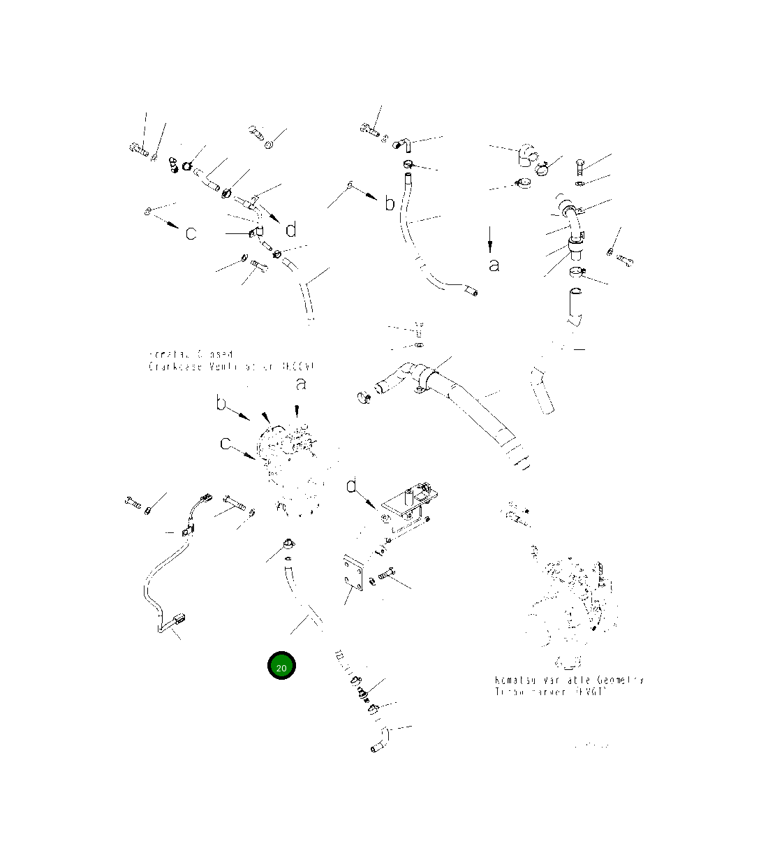 Шланг 423-01-61350 Komatsu