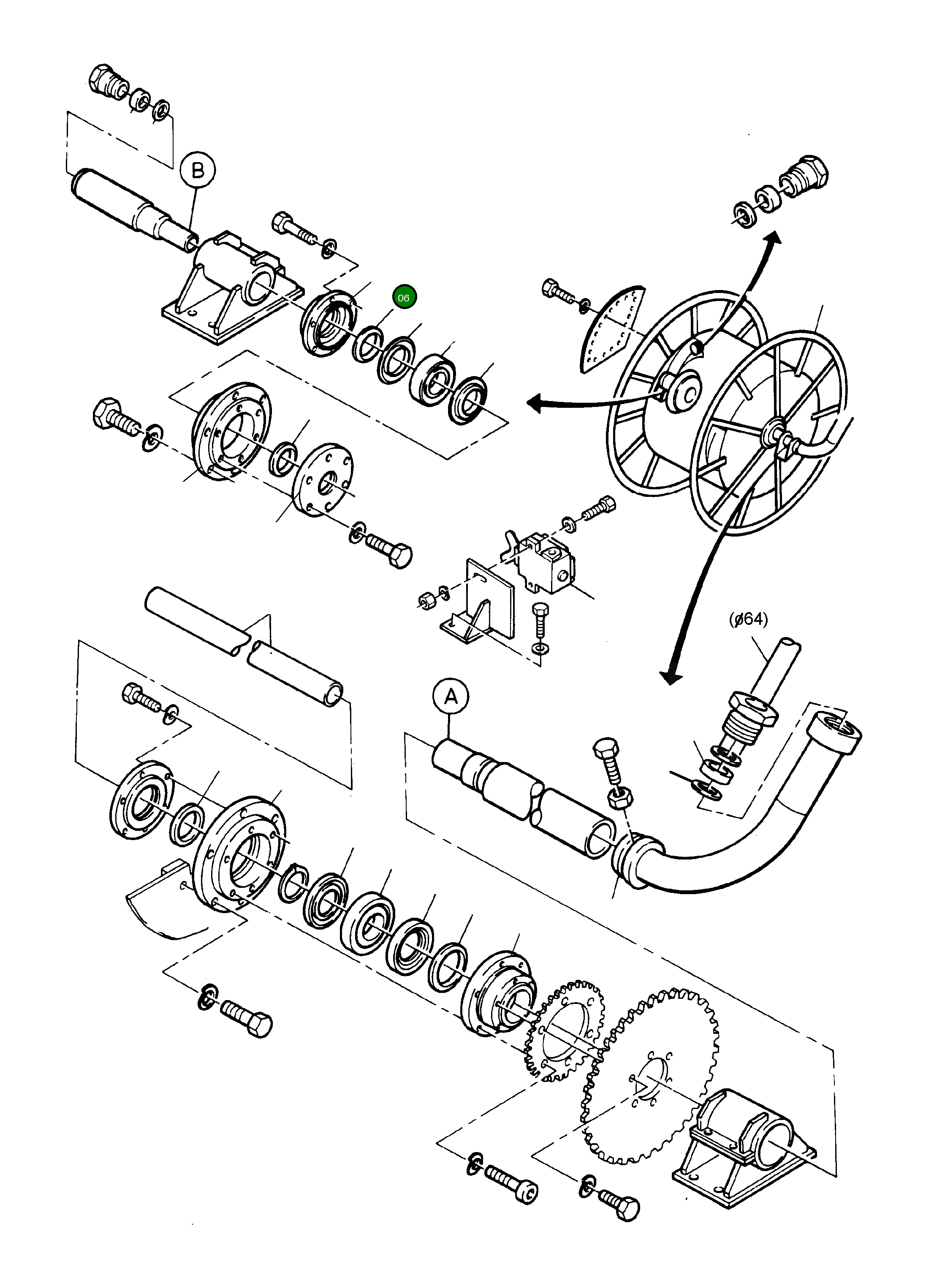 Войлочное кольцо 360 677 99 Komatsu