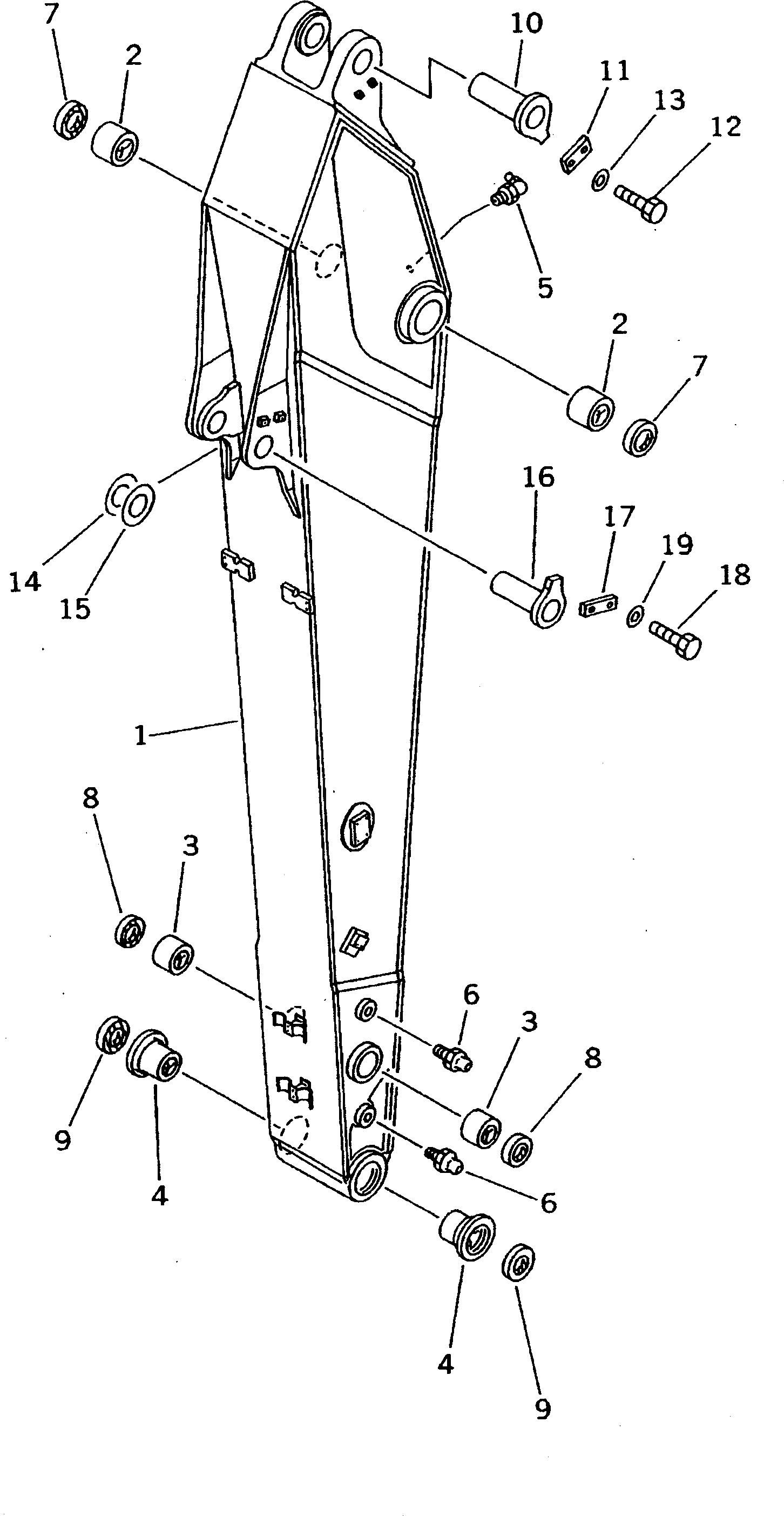 Втулка 205-70-65550 Komatsu