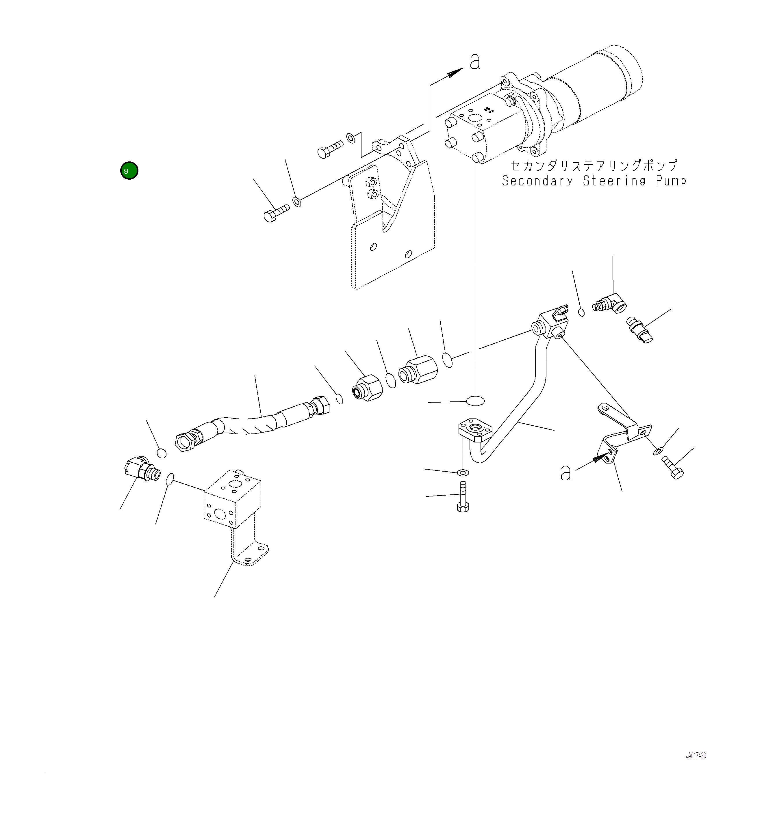 Шланг 421-62-55540 Komatsu