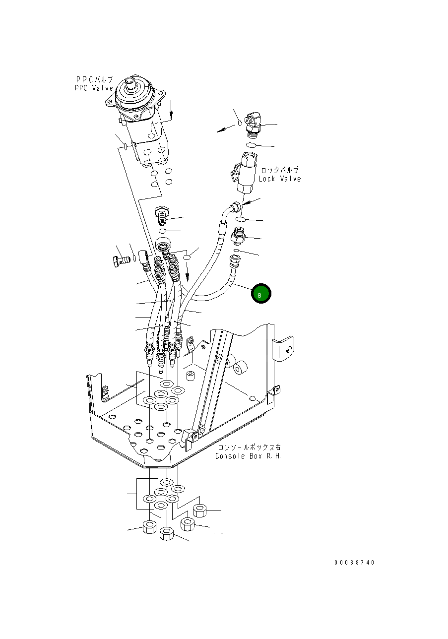 Шланг 419-43-38410 Komatsu