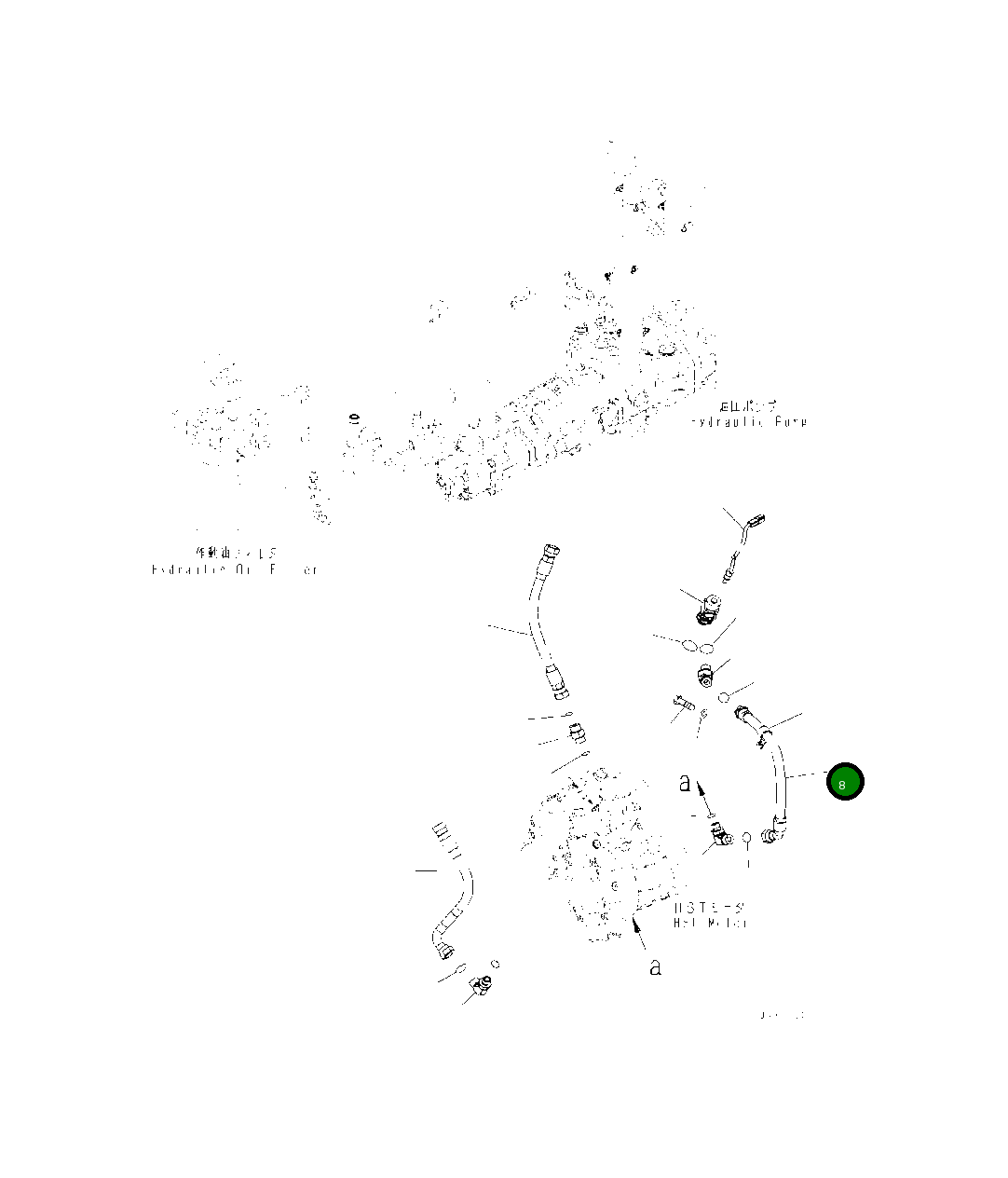 Шланг 418-18-52170 Komatsu