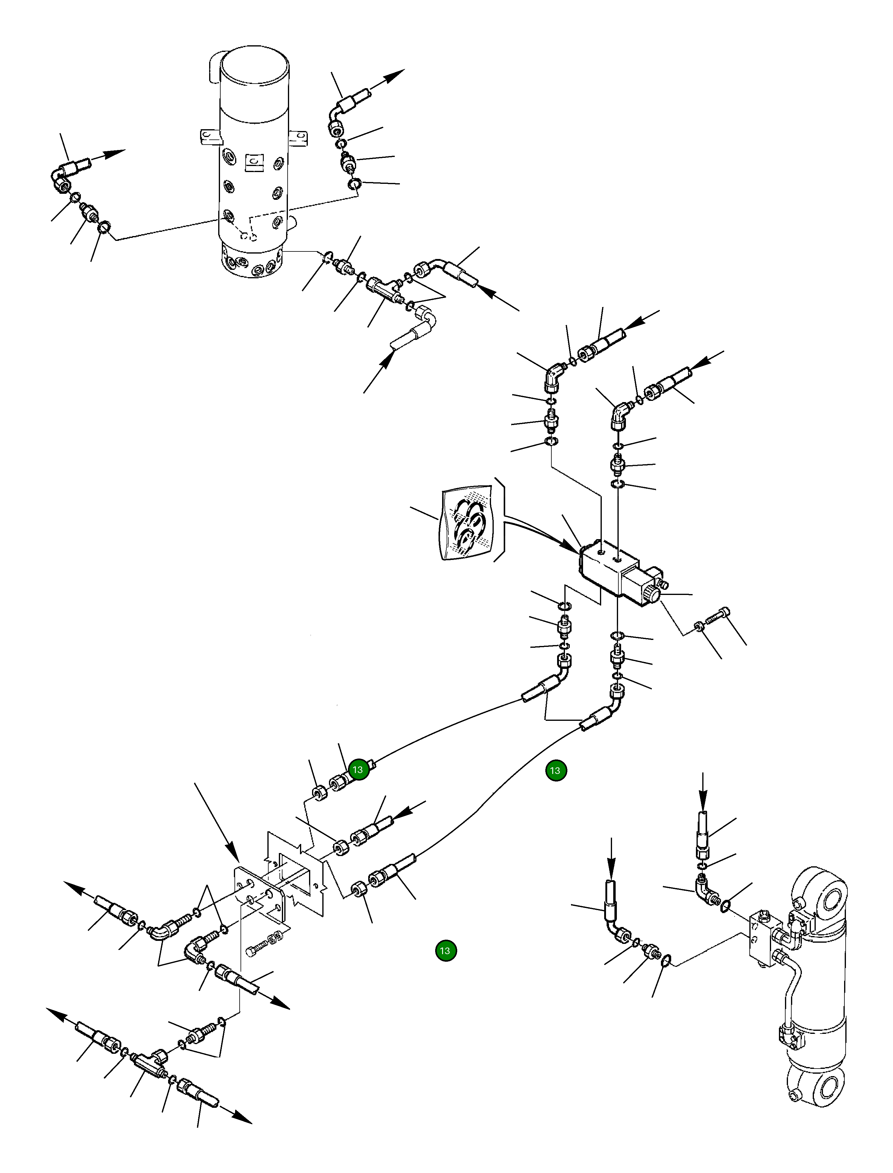Шланг 22E-09-15520 Komatsu