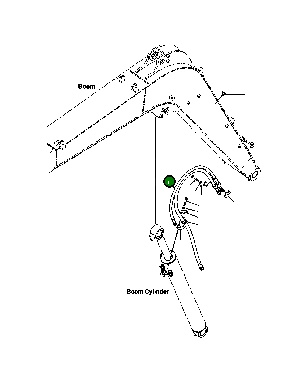 Шланг 22P-62-13220 Komatsu