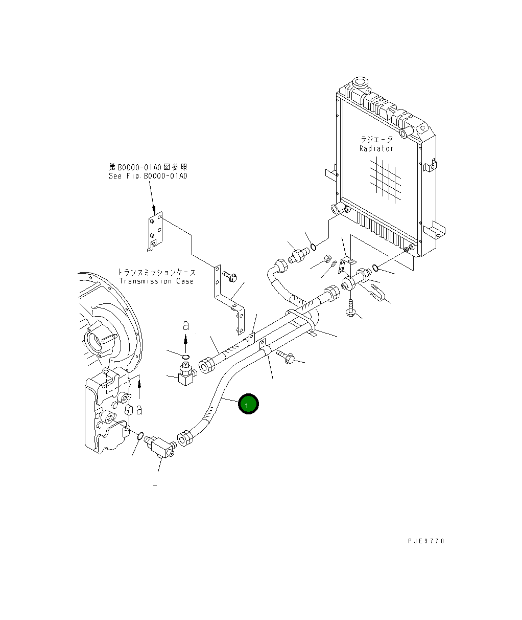 Шланг 416-16-21230 Komatsu