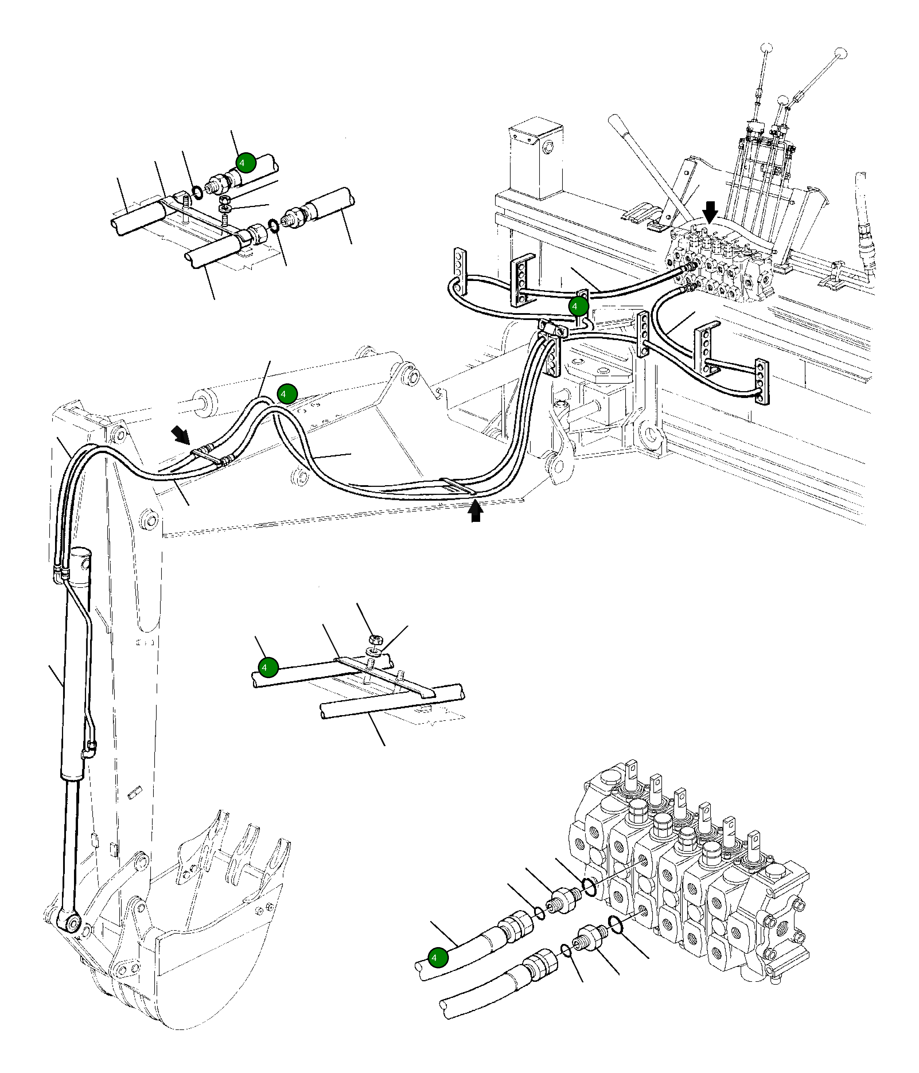 Шланг 392431012 Komatsu