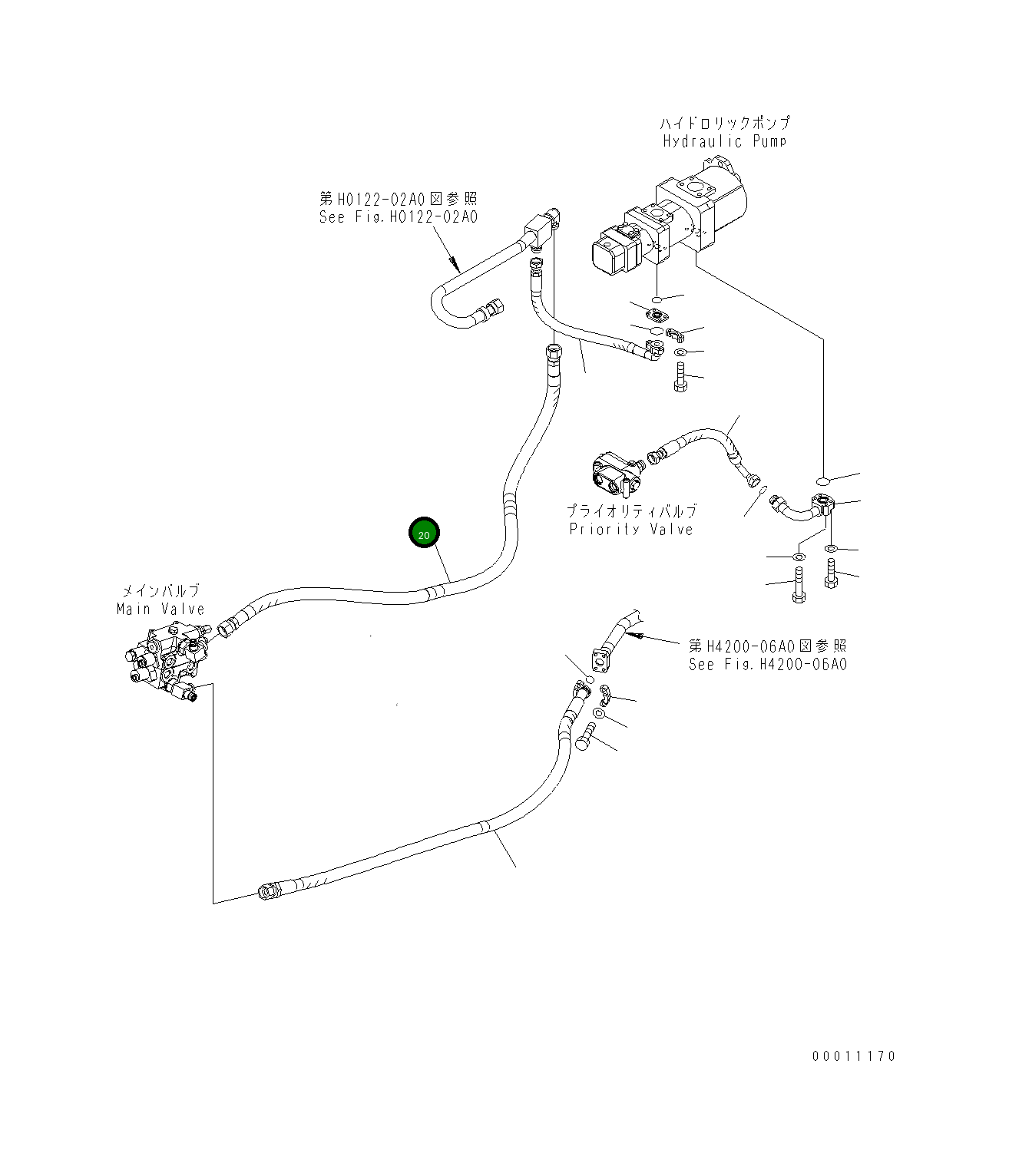 Шланг 417-62-31652 Komatsu