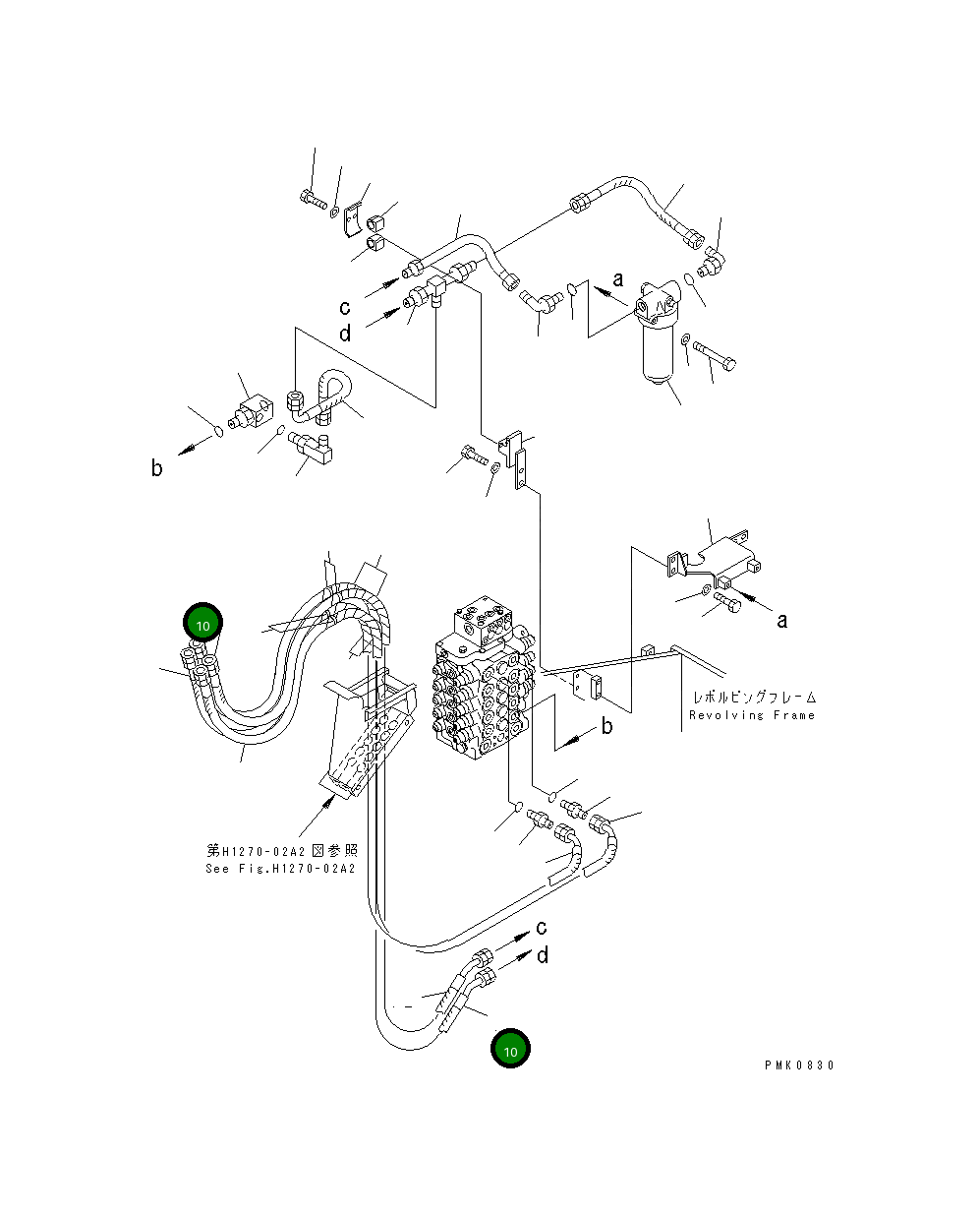 Шланг 21J-973-1372 Komatsu
