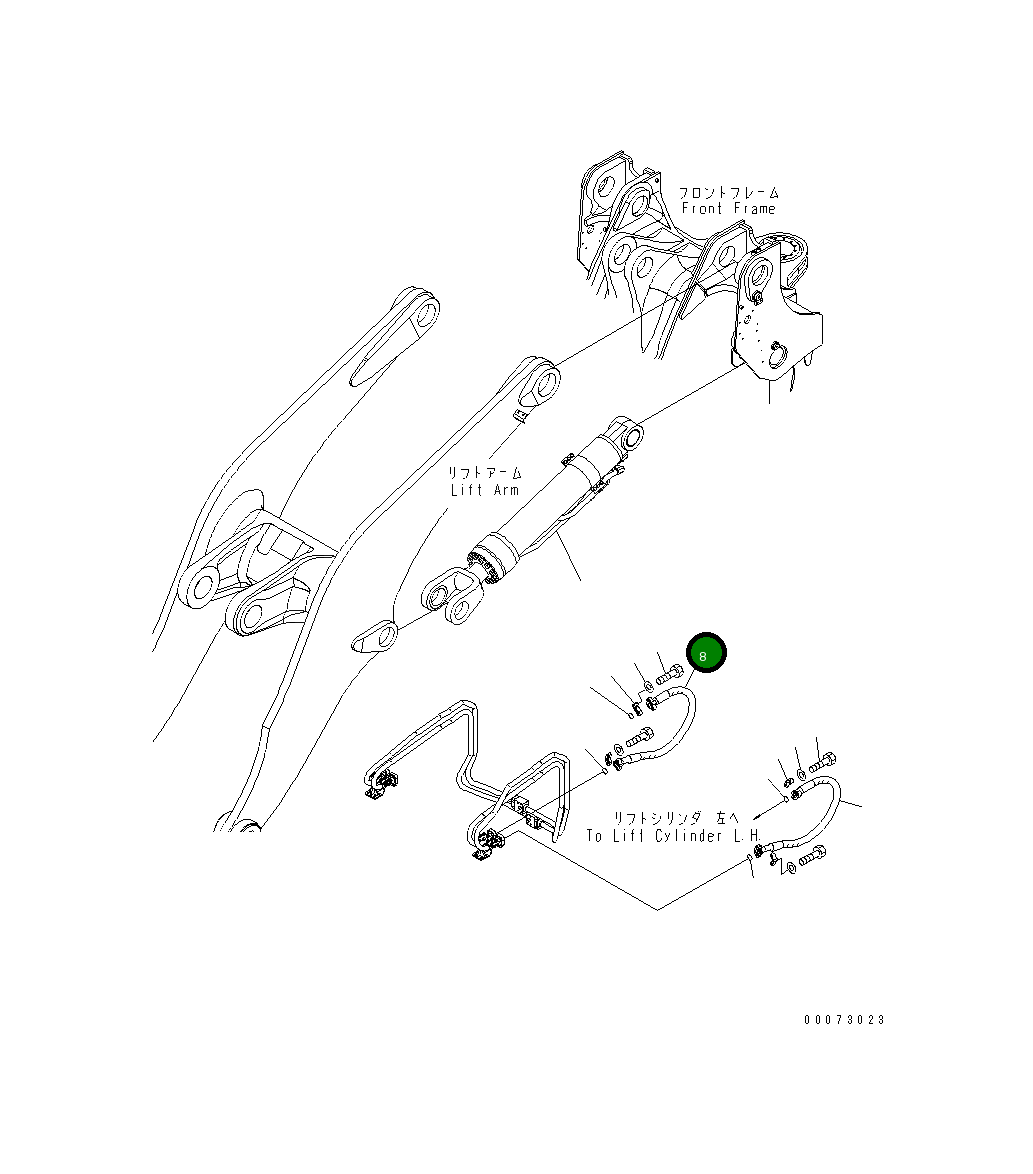 Шланг 426-62-32761 Komatsu