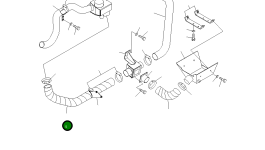 Воздуховод 196-01-31210 Komatsu