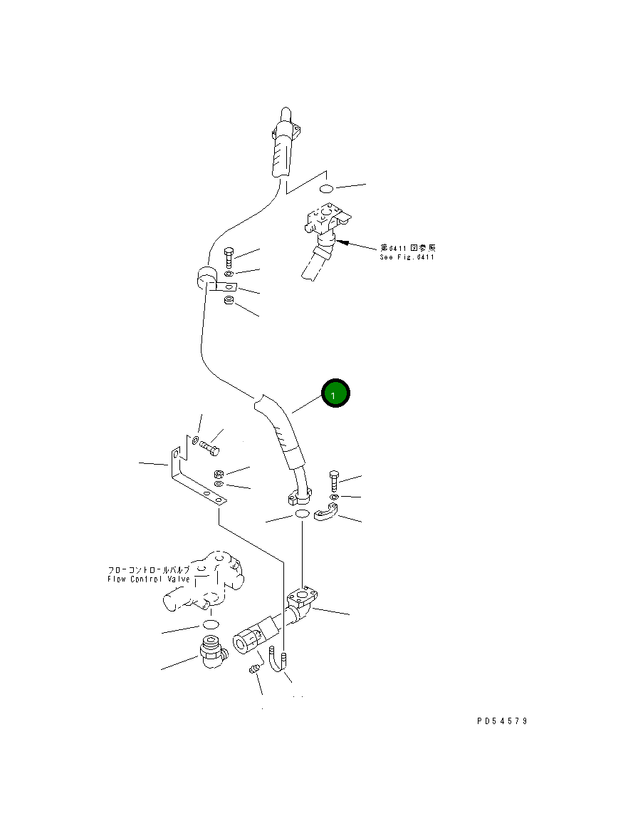 Шланг 235-60-35230 Komatsu