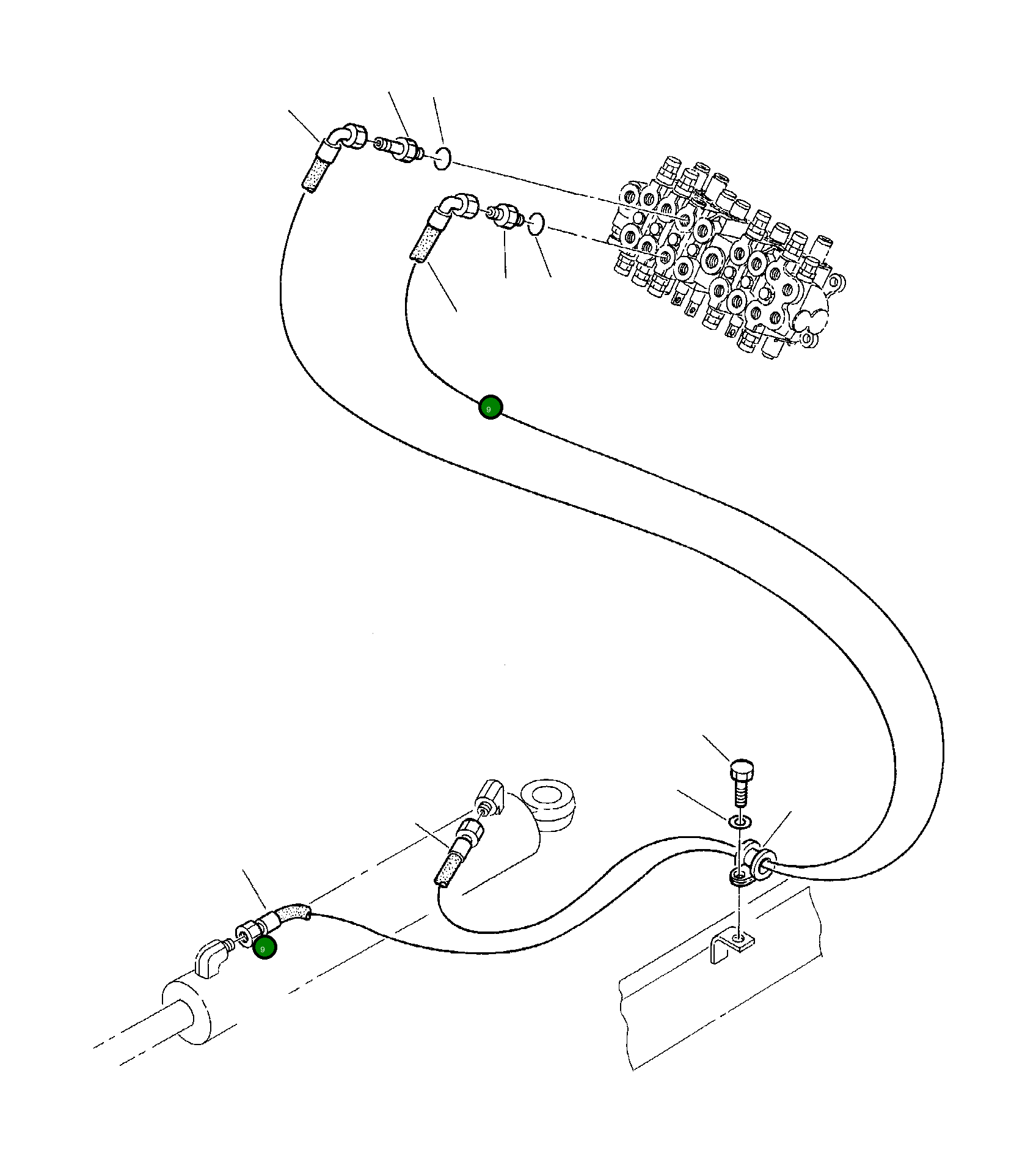Шланг 392058104 Komatsu